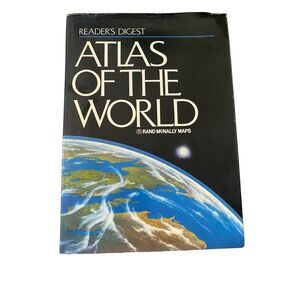 Atlas Of The World Rand McNally Maps 1987 Hardcover Book